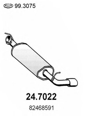ASSO 24.7022 End Silencer